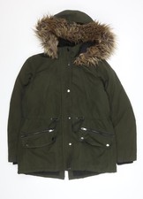 Primark Women's Green Faux Fur