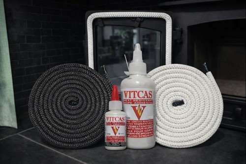 Stove door rope seal - door,