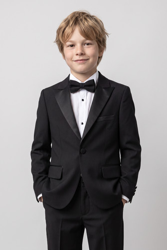 Sirri boys black tuxedo suit - sirri,