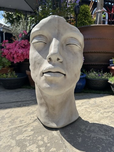 Abstract female face sculpture - face,