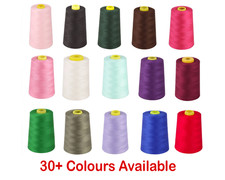 5000 Yards Overlocking 120s Thread Polyester Industrial Sewing Machine 30+Colour