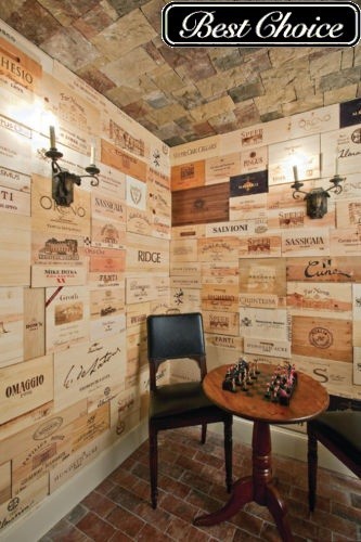 Wine crate panels assorted - wine,