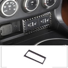 For Mazda MX-5 Miata NC 2009-14 Carbon Fiber Seat Heating Switch Frame Trim Kit