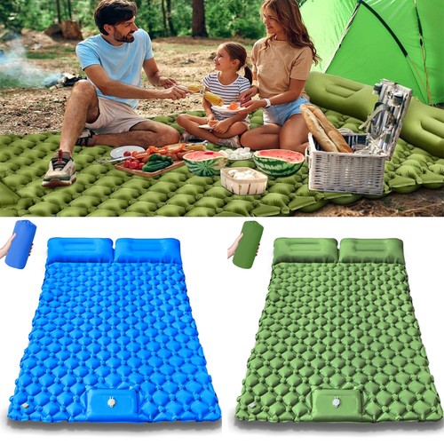 Inflatable double camping mat - camping,