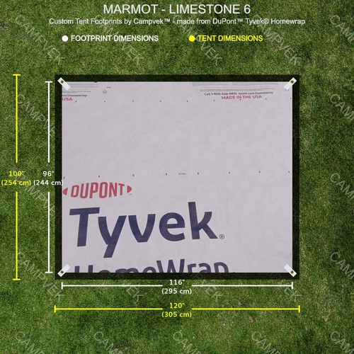 Tyvek footprint for - footprint, the