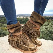 Casual Women Winter Suede