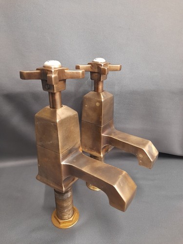 Art deco dark patina - dark, brass