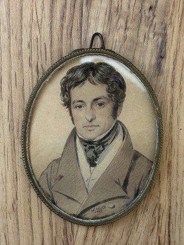 Antique georgian miniature - antique,