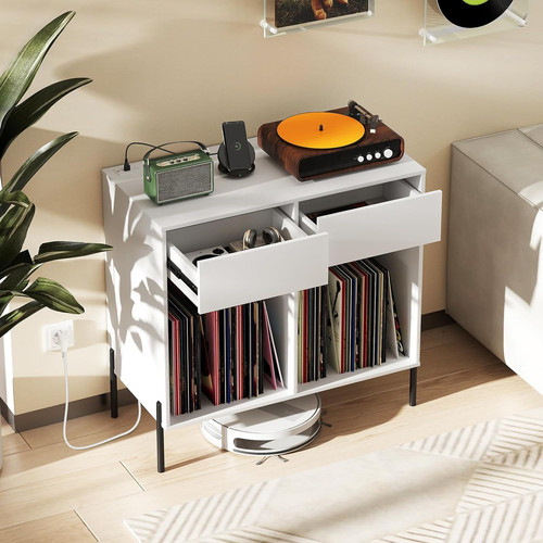 Record player stand - record,