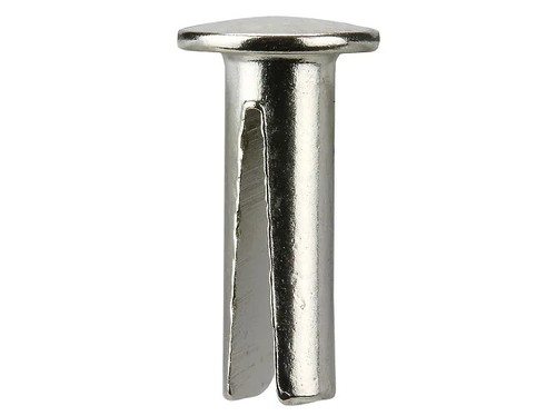 Bifurcated rivets split leg - bifurcated,