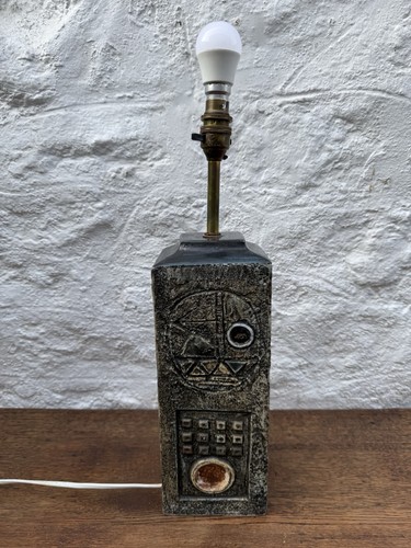 Troika pottery lamp - pottery,