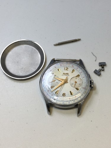 Vintage avia chronograph watch - vintage,