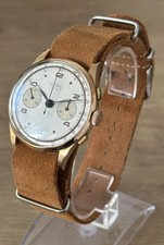 Vintage 18k Gold Delbana Mens