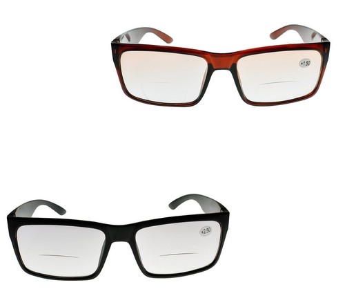 Tinted bifocal reading glasses - bifocal,