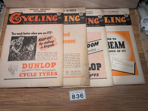 Cycling magazine 1940 - 1940, x4