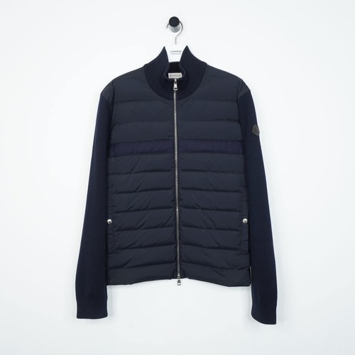 Moncler navy down nylon - navy,