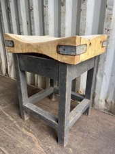 Original vintage antique kitchen butchers block island Restoration Project