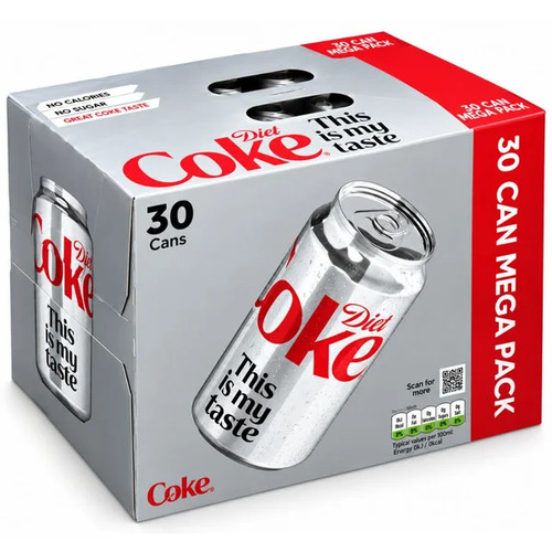 Diet coke multipack cans - multipack,