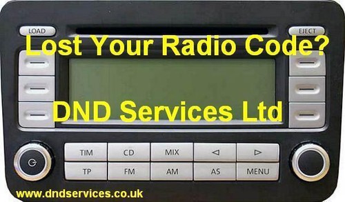 Radio code decode unlock - radio,