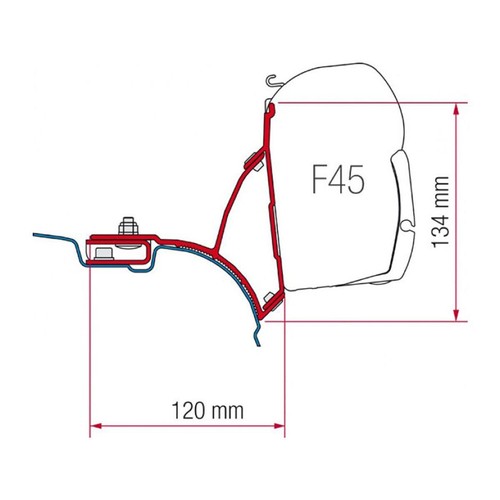 Fiamma adapter brackets - fiamma,