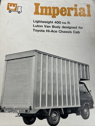 Toyota hiace luton - toyota, body