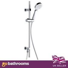 Chrome Shower Slide Rail Kit