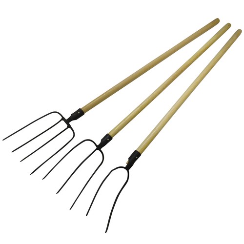 Long handle muck out fork - muck,