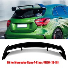 For Mercedes W176 A-class A45 A180 A200 Rear Roof Spoiler Hood Wing Gloss Black