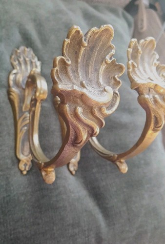 Antique french bronze curtain - antique,