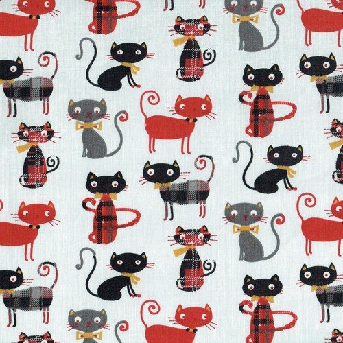 Textiles français meow - textiles,