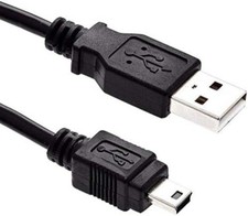 2m USB 5V 2A Black Charger