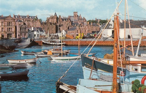 Postcard lerwick harbour - lerwick,
