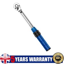 1/4" High Range Torque Wrench 5 - 25Nm 3.6 - 18ft lbs Callabration Certificate