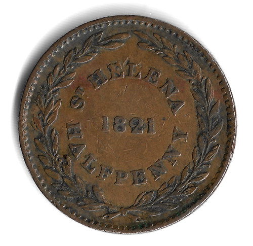 1821 death napoleon coins - napoleon,