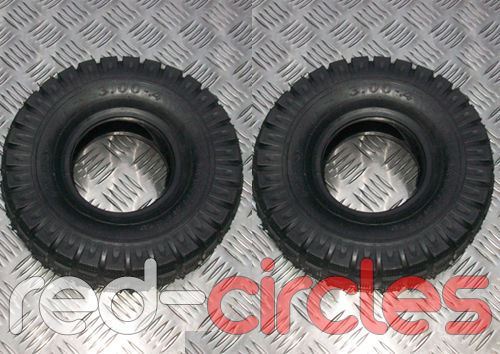 Pair mini quad tyres - of,