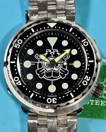 Steeldive tuna black diver - black,