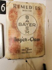 Vintage Porcelain Enamel Sign Board Indo Burma Myanmar oil gas license plate