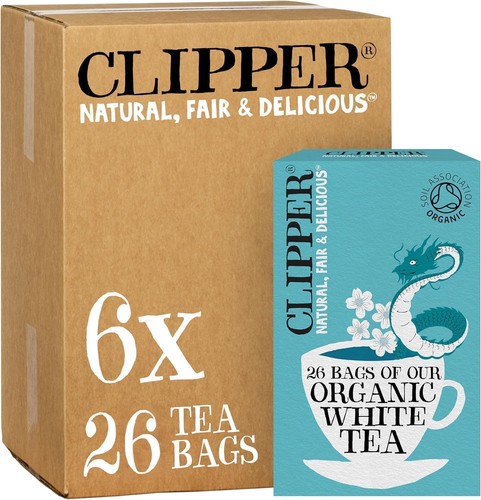 Clipper organic white - white, bags