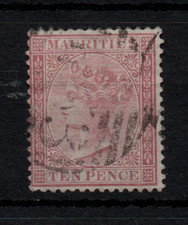 Mauritius QV 1872 10d maroon