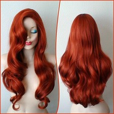 Womens Red Long Curly Hair
