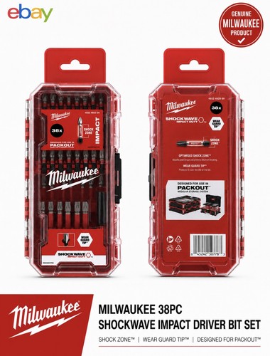 Milwaukee piece shockwave - 38,