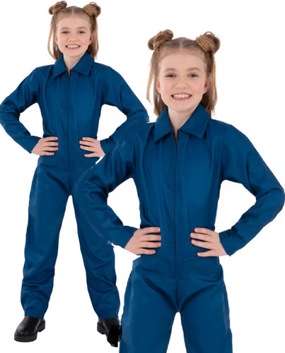 Navy boiler suit kids - navy,
