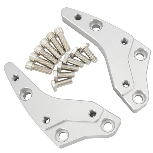 Silver cnc handlebar risers - cnc,