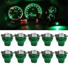 10x T5 B8.5D 5050 SMD Green
