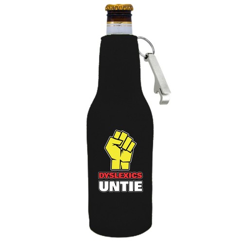 Dyslexics untie beer - untie, bottle