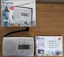 Bench KH 2025  World Receiver PLL FM /MW/LW/SW Portable Radio LCD Display Tested