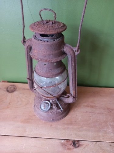 Vintage storm lantern german - storm,