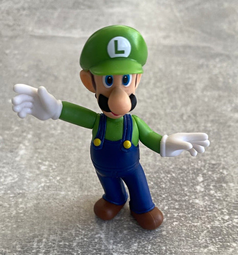 Jakks super mario bros - super, luigi