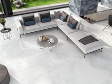 ✨ BIRBURY WHITE – SPANISH PORCELAIN TILE ✨ 120x120 cm High Gloss Full- £39.99sqm