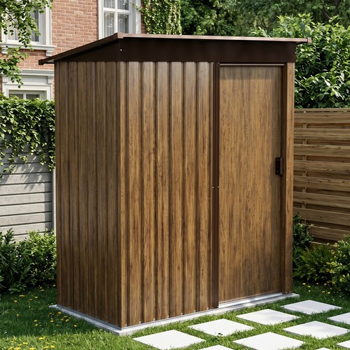 5x3ft metal garden shed - 5x3ft,
